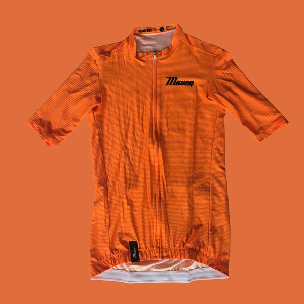 NEW Solid Orange Men's Race Cut Jersey