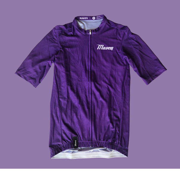 NEW Solid Purple Men's Race Cut Jersey