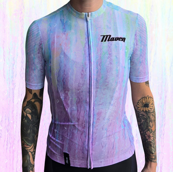 Pastel Watercolor Women's Race Cut Jersey