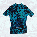 Teal Tie-dye Women's Race Cut Jersey