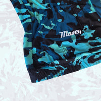 Teal Tie-dye Women's Race Cut Jersey