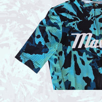 Teal Tie-dye Women's Race Cut Jersey