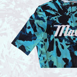 Teal Tie-dye Women's Race Cut Jersey