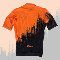 Black-N-Orange Men's Race Cut Jersey