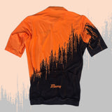 Black-N-Orange Men's Race Cut Jersey