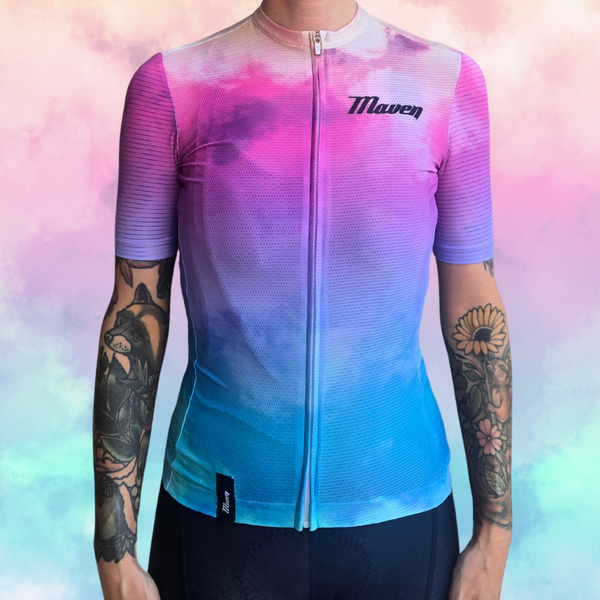 Rainbow Fade Women's Race Cut Jersey