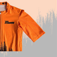 Black-N-Orange Men's Race Cut Jersey