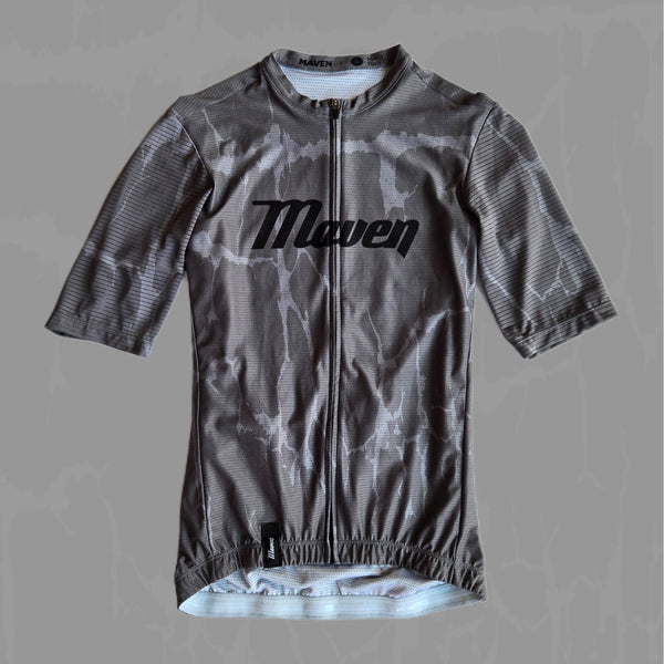 Grey Marble Men's Race Cut Jersey