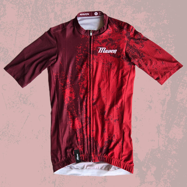 Deep Red Men's Race Cut Jersey