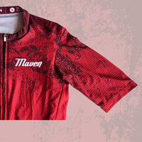 Deep Red Men's Race Cut Jersey