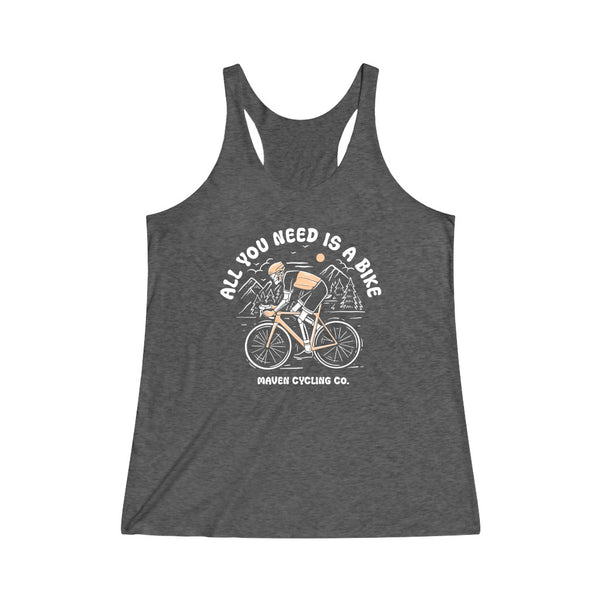 All You Need Women's Tri-Blend Racerback Tank