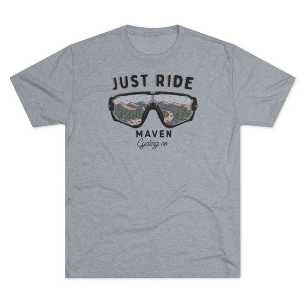 Just Ride Men's Tri-Blend Crew Tee