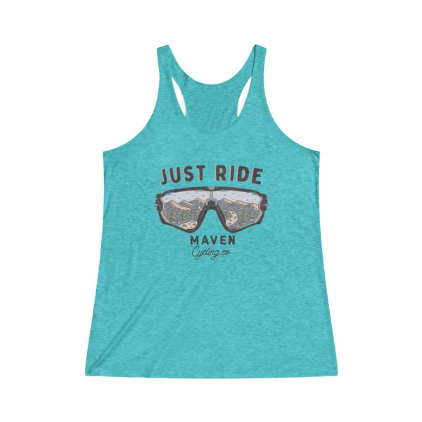 Just Ride Women's Tri-Blend Racerback Tank