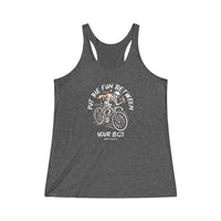 Put The Fun Women's Tri-Blend Racerback Tank