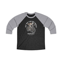 Put The Fun Unisex Tri-Blend 3/4 Raglan Tee